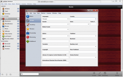 Screenshot of the application Librarian Pro - #3