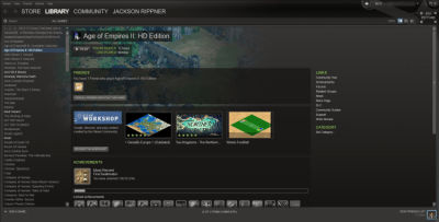 Screenshot of the application Steam - #1