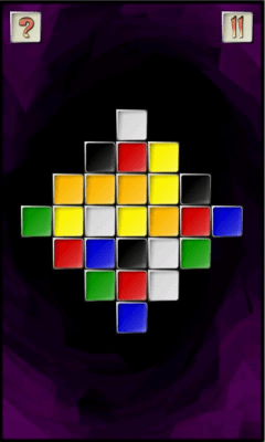 Screenshot of the application Shiftlines Logic Puzzle - #5