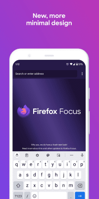 Screenshot of the application Firefox Focus - #1