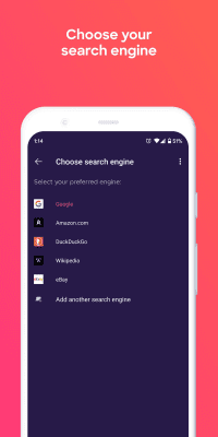 Screenshot of the application Firefox Focus - #6