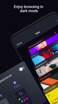 Screenshot of the application Opera Touch - #5