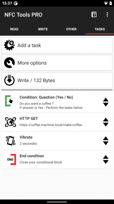 Screenshot of the application NFC Tools - Pro Edition - #3