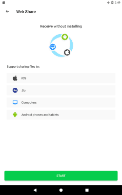 Screenshot of the application inShare - Share Apps & File Transfer - #8