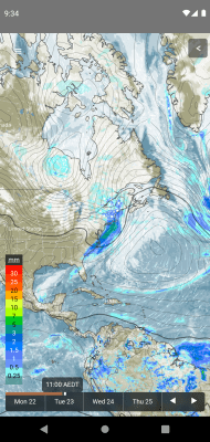 Screenshot of the application Weather Station - #5
