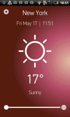 Screenshot of the application Weather Forecast for 15 days - #4