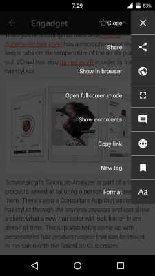 Screenshot of the application NewsCracker - #4