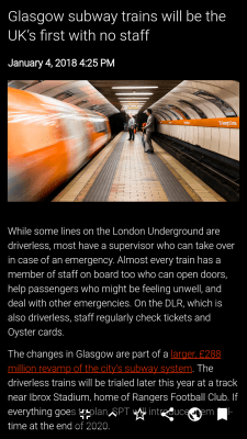 Screenshot of the application NewsCracker - #6