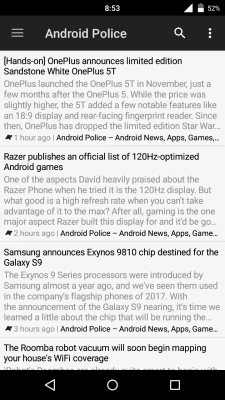 Screenshot of the application NewsCracker - #7