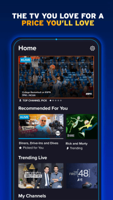 Screenshot of the application Sling TV - #1