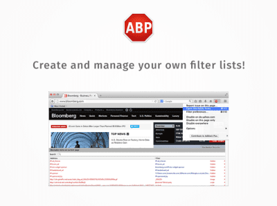 Screenshot of the application Adblock Plus for Firefox - #3