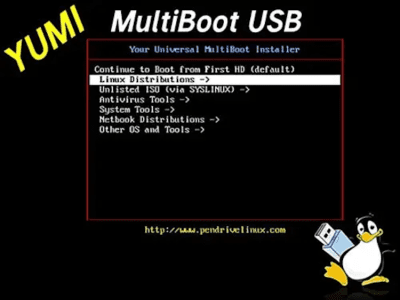 Screenshot of the application YUMI – Multiboot USB Creator - #2
