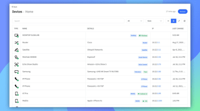 Screenshot of the application Fing - #6