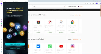 Screenshot of the application Opera for Windows - #7