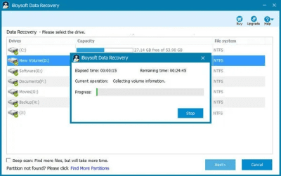 Screenshot of the application iBoysoft Data Recovery for Windows - #3