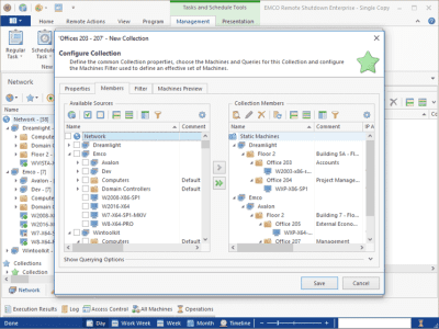 Screenshot of the application EMCO Remote Shutdown - #3