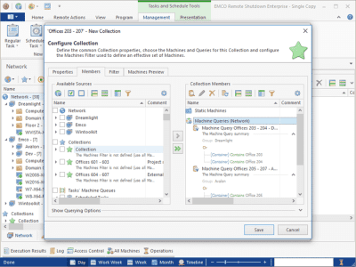Screenshot of the application EMCO Remote Shutdown - #4