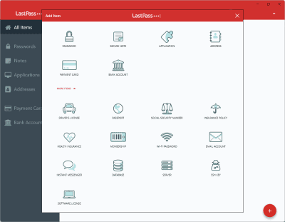 Screenshot of the application LastPass Windows - #2