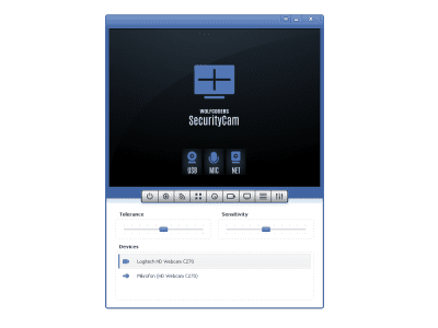 Screenshot of the application SecurityCam - #1