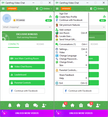 Screenshot of the application Camfrog Video Chat - #1