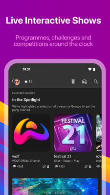 Screenshot of the application WOLF (former Palringo) - #5