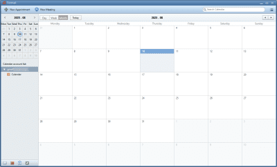 Screenshot of the application Foxmail - #3