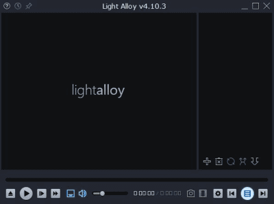 Screenshot of the application Light Alloy - #1