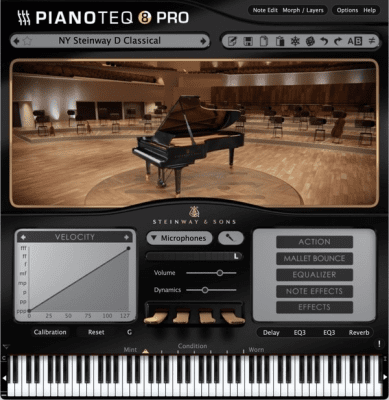 Screenshot of the application Pianoteq - #2