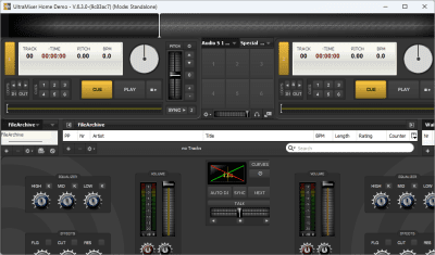 Screenshot of the application UltraMixer - #1
