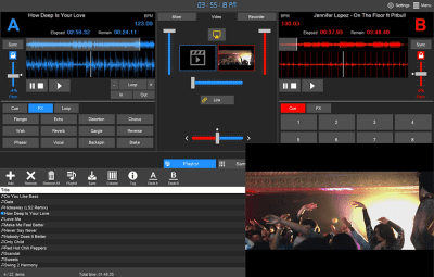 Screenshot of the application DJ Music Mixer - #3