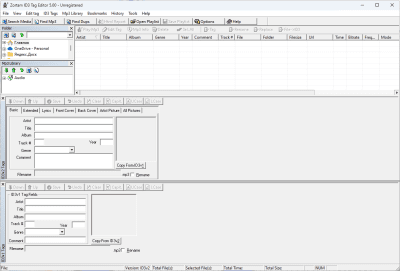 Screenshot of the application Zortam ID3 Tag Editor - #1