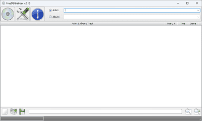 Screenshot of the application FreeDBGrabber - #1