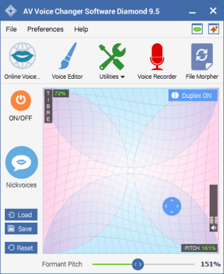 Screenshot of the application AV Voice Changer Software Diamond - #2