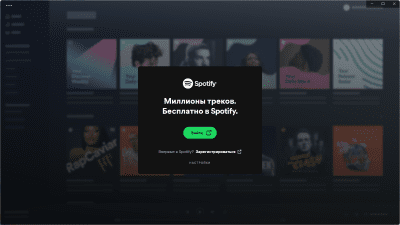 Screenshot of the application Spotify for Windows - #1