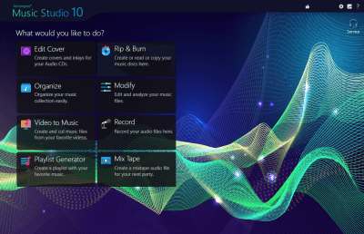 Screenshot of the application Ashampoo Music Studio - #5