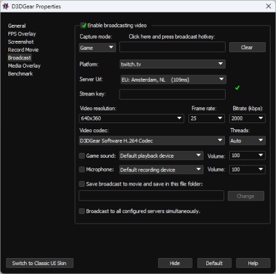 Screenshot of the application D3DGear - #5