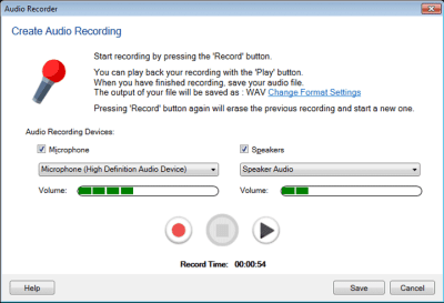 Screenshot of the application My Screen Recorder - #5