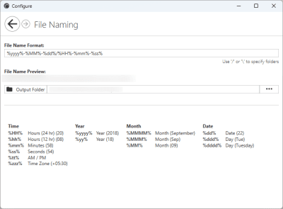 Screenshot of the application Captura - #4