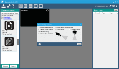 Screenshot of the application Camlytics - #3