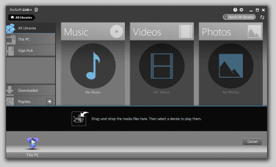 Screenshot of the application ArcSoft Link+ - #3