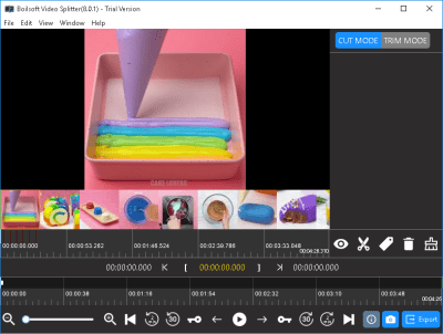 Screenshot of the application Video Splitter - #2