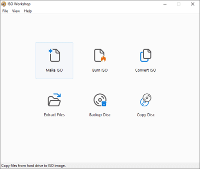 Screenshot of the application ISO Workshop - #1