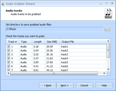 Screenshot of the application StarBurn - #4