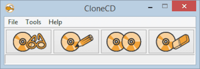 Screenshot of the application CloneCD - #1