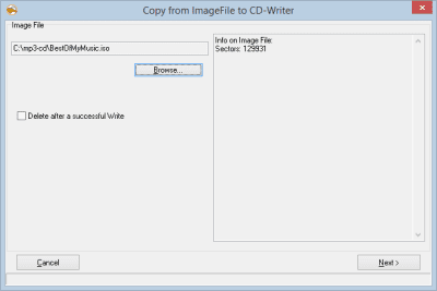 Screenshot of the application CloneCD - #3