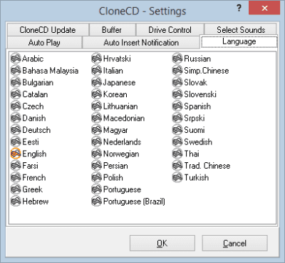 Screenshot of the application CloneCD - #7