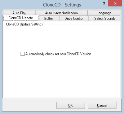Screenshot of the application CloneCD - #8
