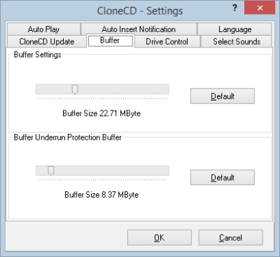 Screenshot of the application CloneCD - #9