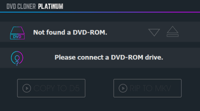 Screenshot of the application DVD-Cloner Platinum - #1