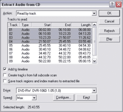 Screenshot of the application CD Architect - #2